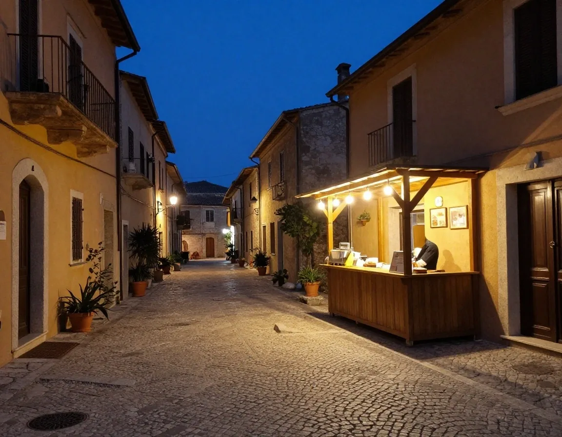 Festa locale con tavola condivisa in Basilicata