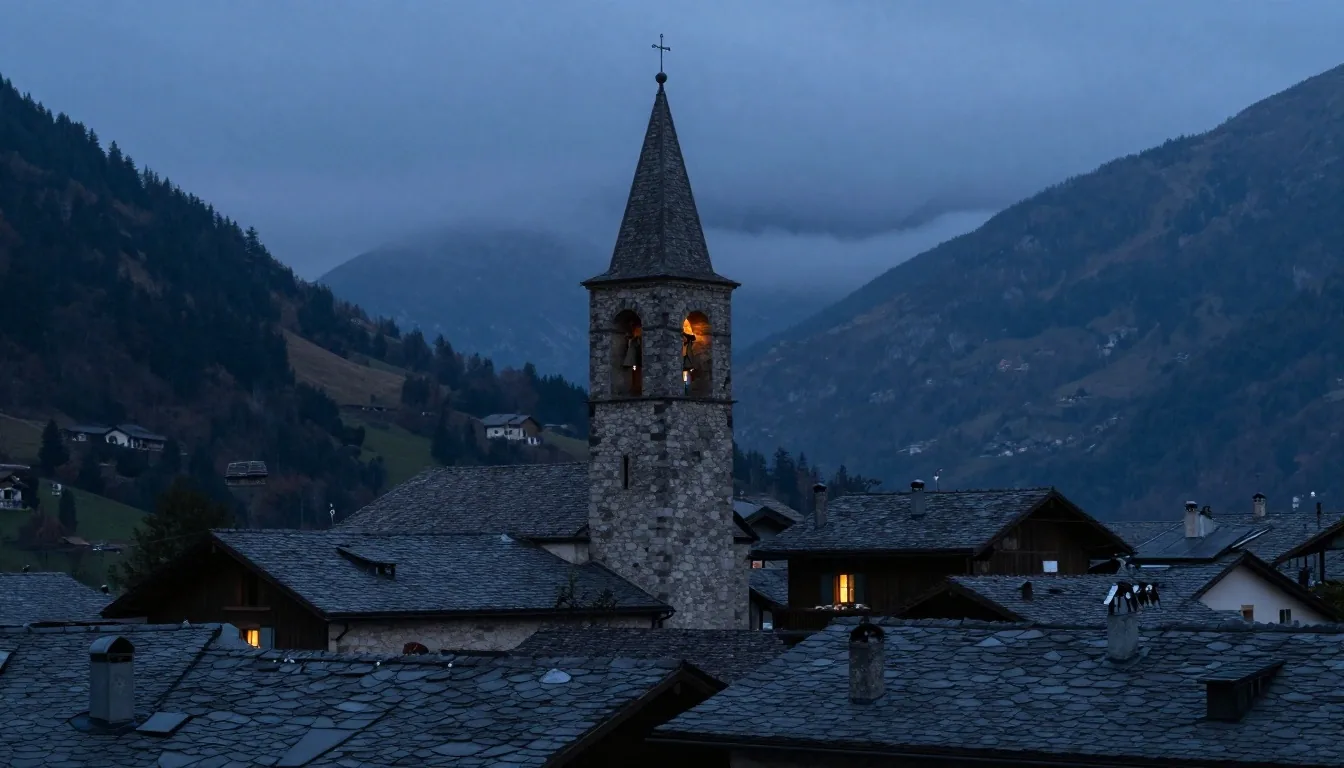 Borghi collinari italiani all'ora blu